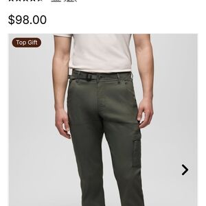 Men's Green Cargo Pants - Slate Green